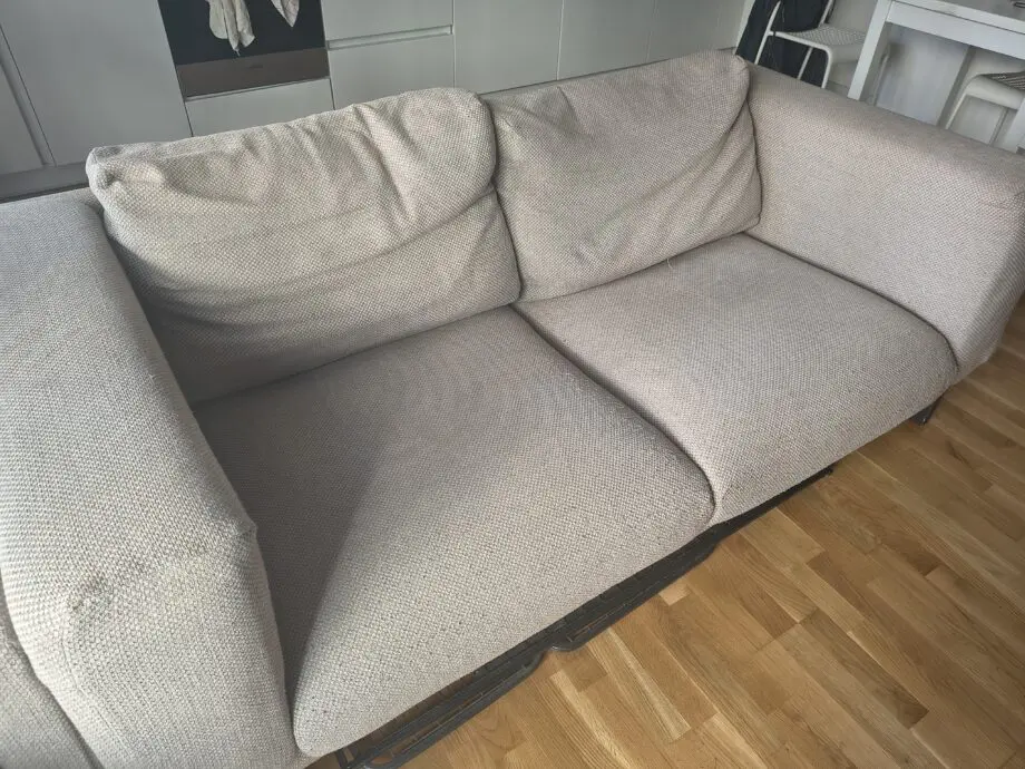 IKEA beige Nokeby 2 seater sofa