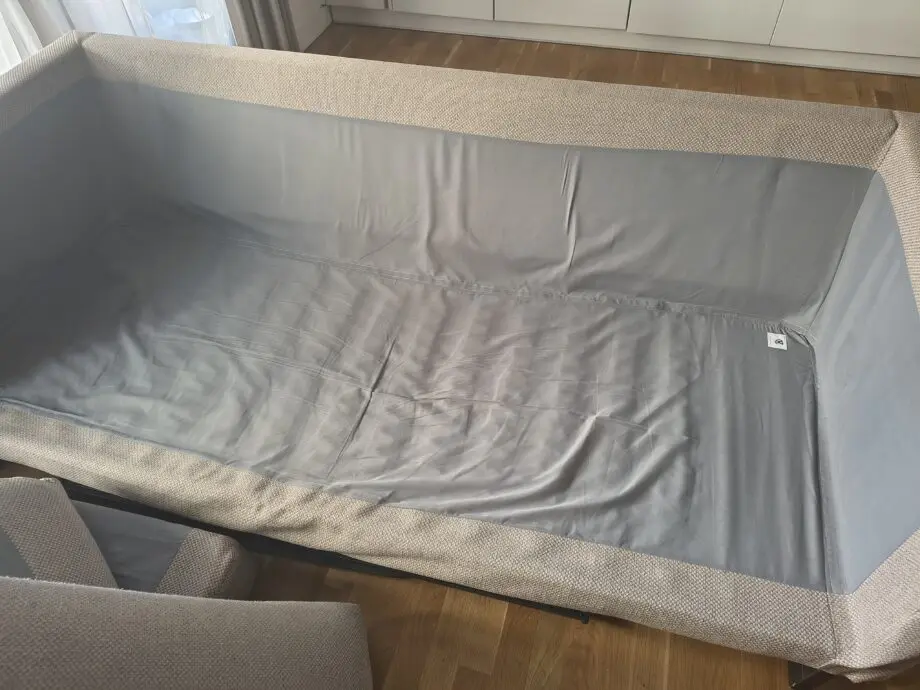 IKEA beige Nokeby 2 seater sofa