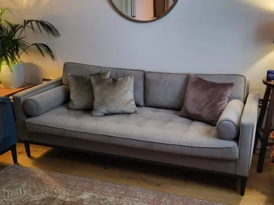 SWYFT grey sofa, model02