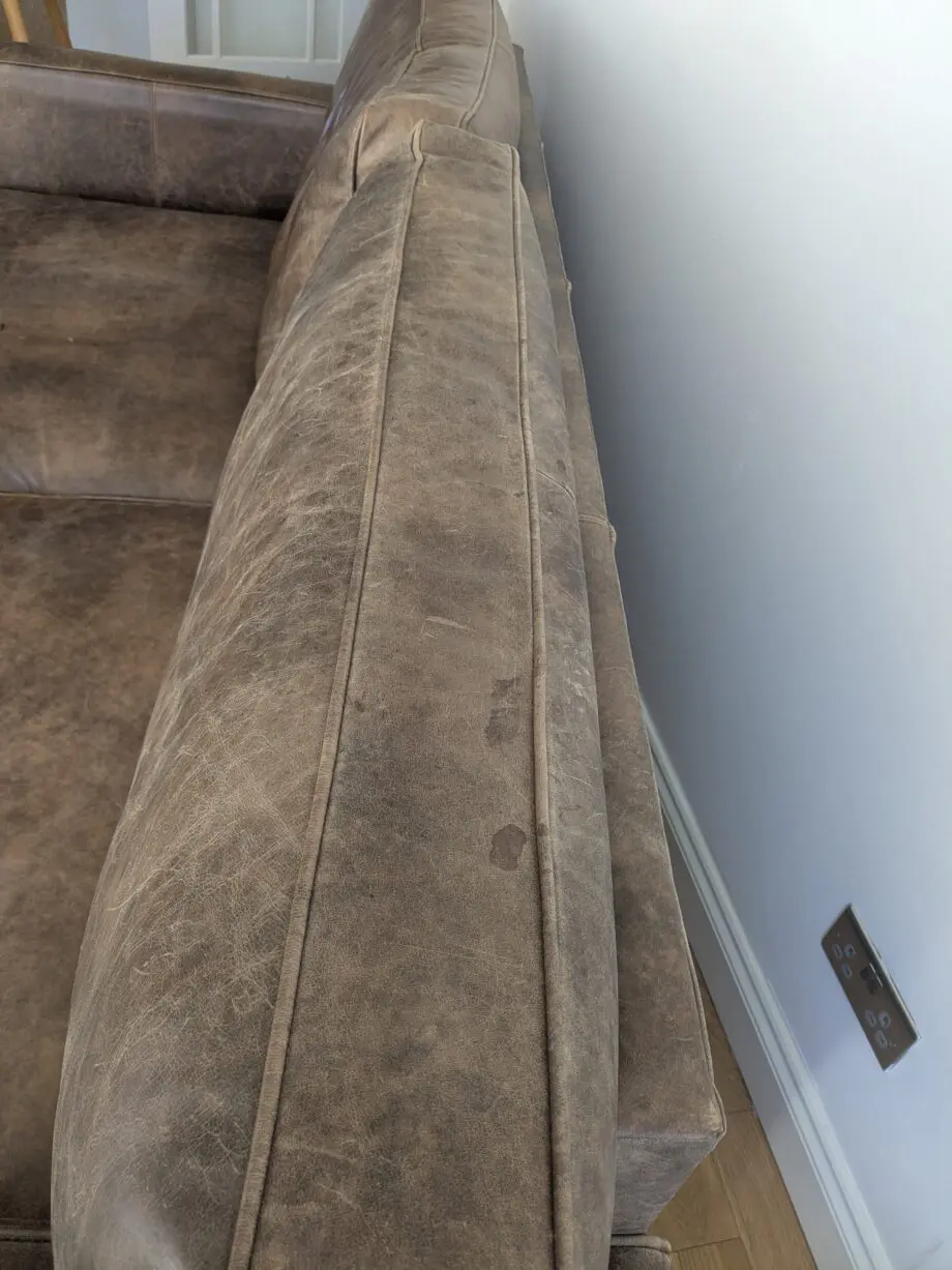 Old Boot brown vintage leather - 4 seater