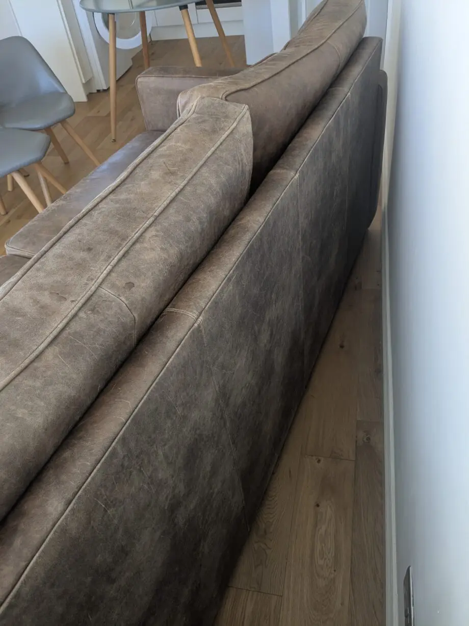 Old Boot brown vintage leather - 4 seater