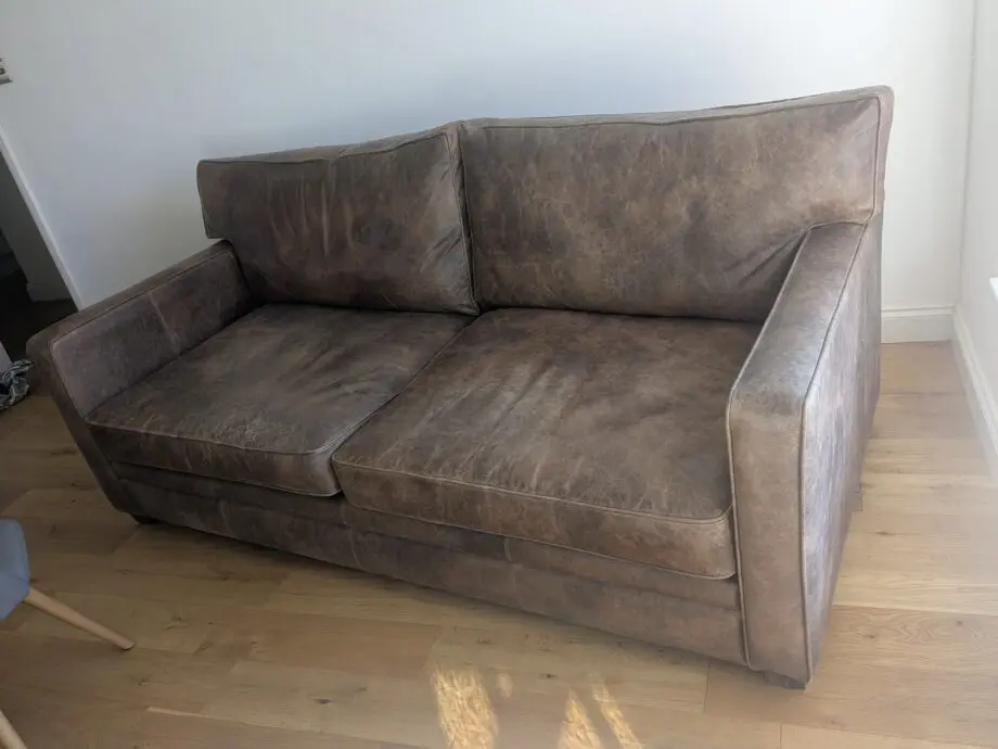 Old Boot brown vintage leather - 4 seater