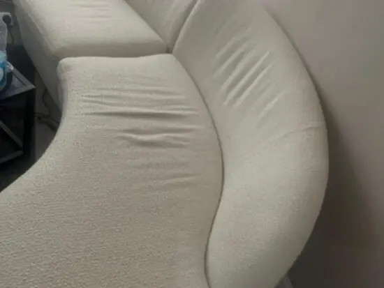 Almost brand new ivory sofa