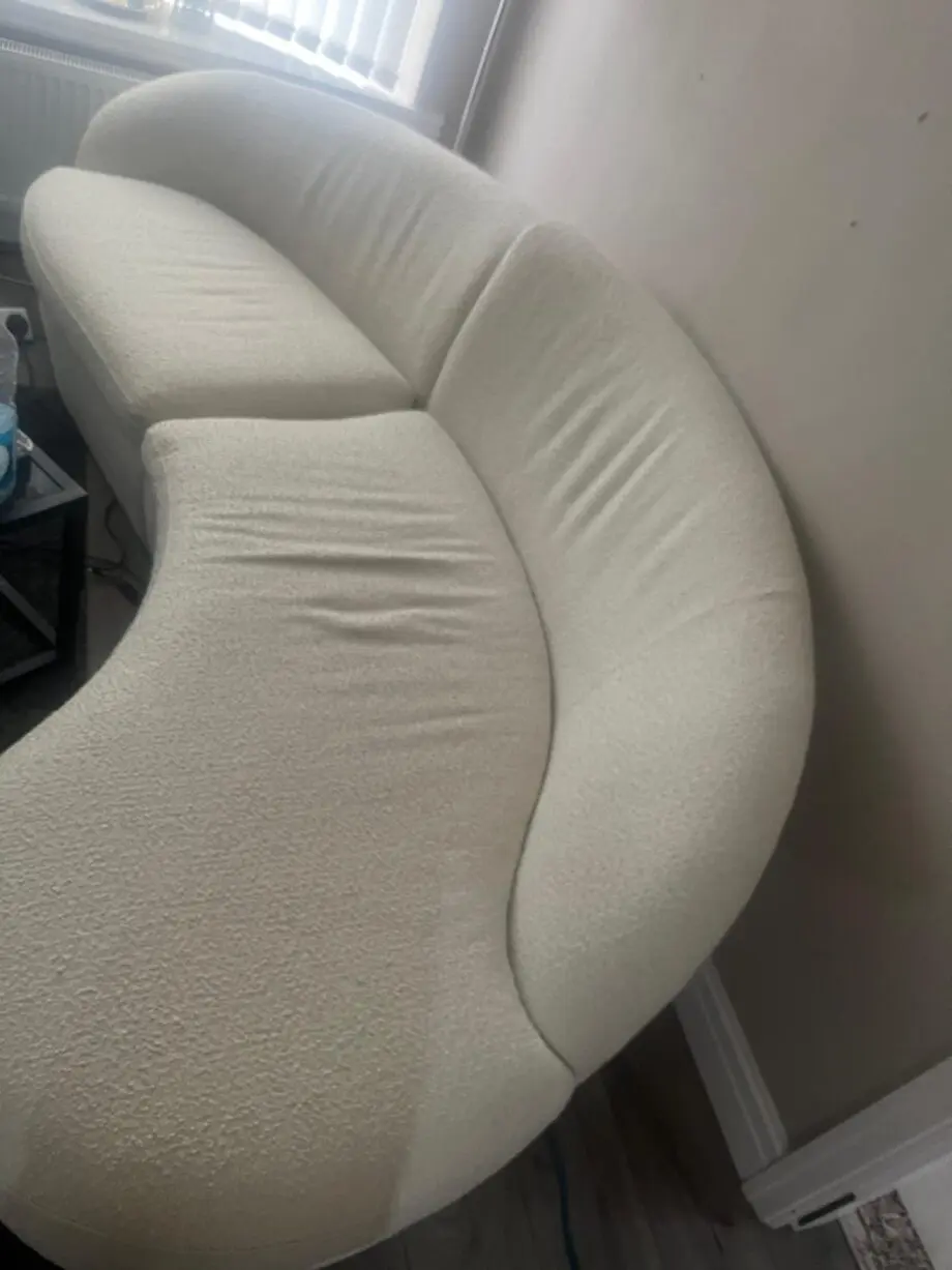 Almost brand new ivory sofa
