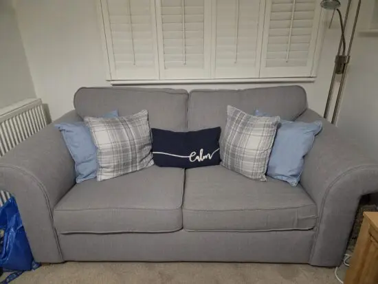 DFS grey sofa bed