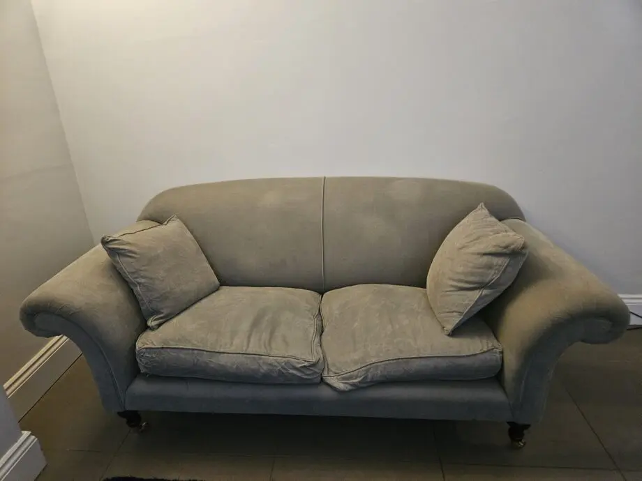 Pair of Grey Sofa Workshop Browning Sofas