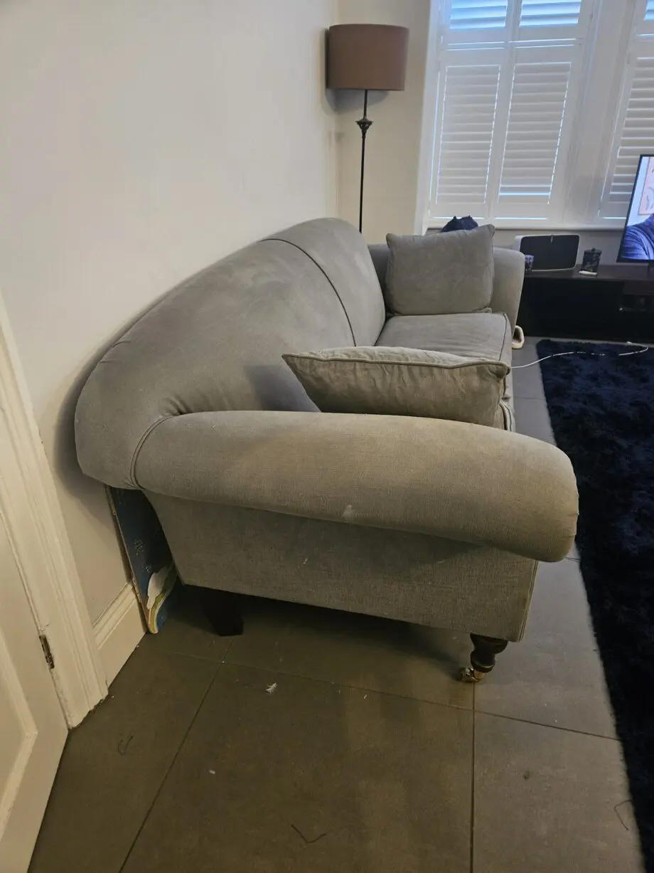Pair of Grey Sofa Workshop Browning Sofas