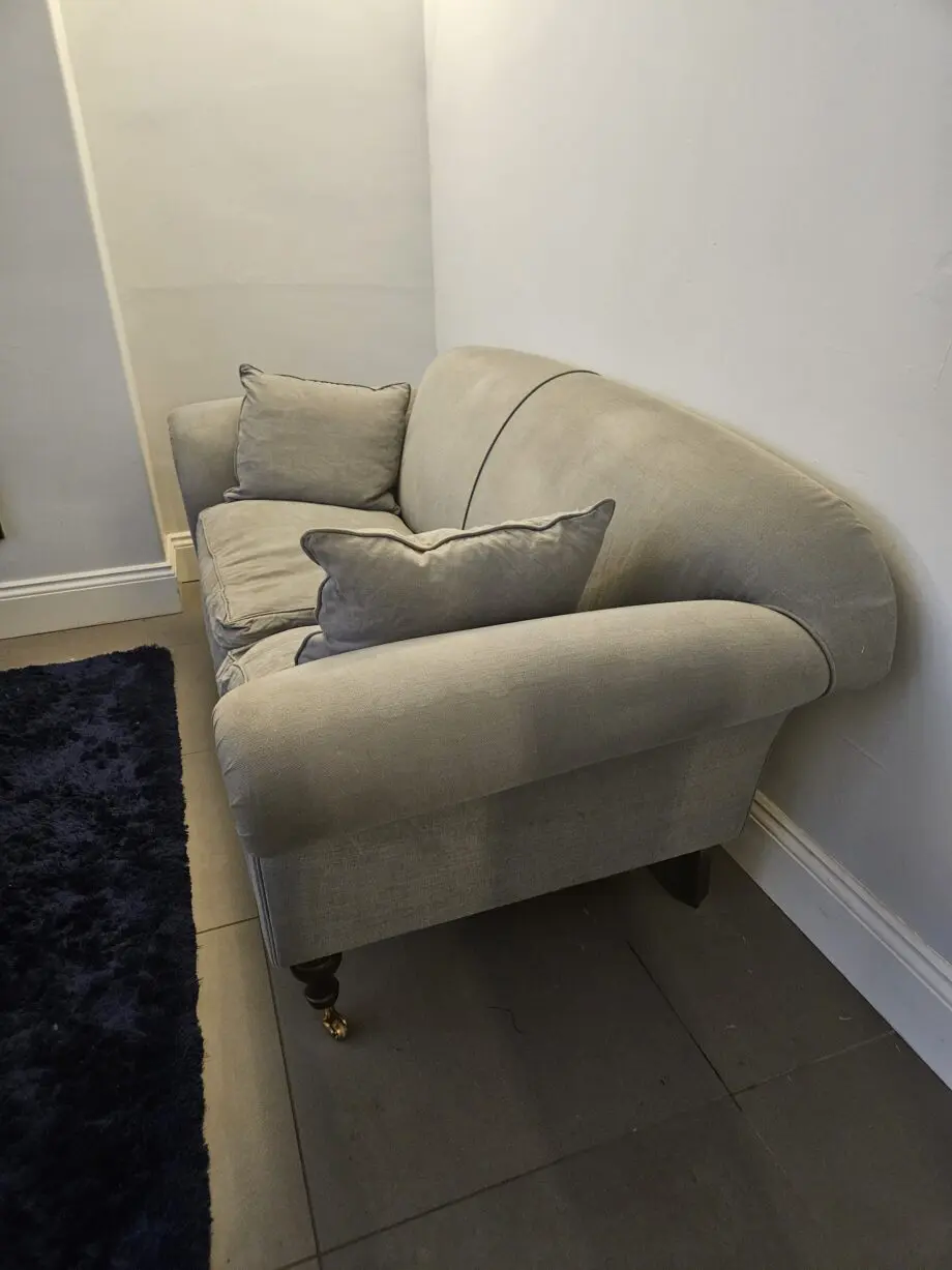 Pair of Grey Sofa Workshop Browning Sofas