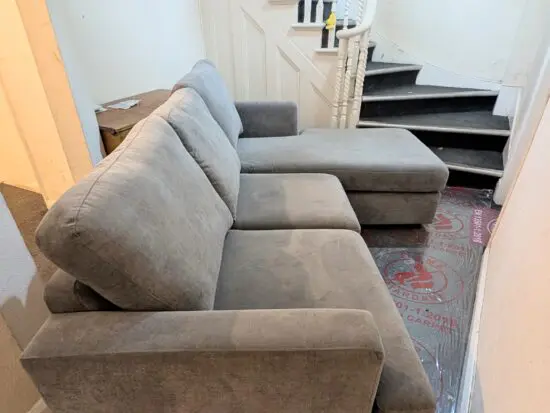 DFS 4 seater lounger with interchangeable sides