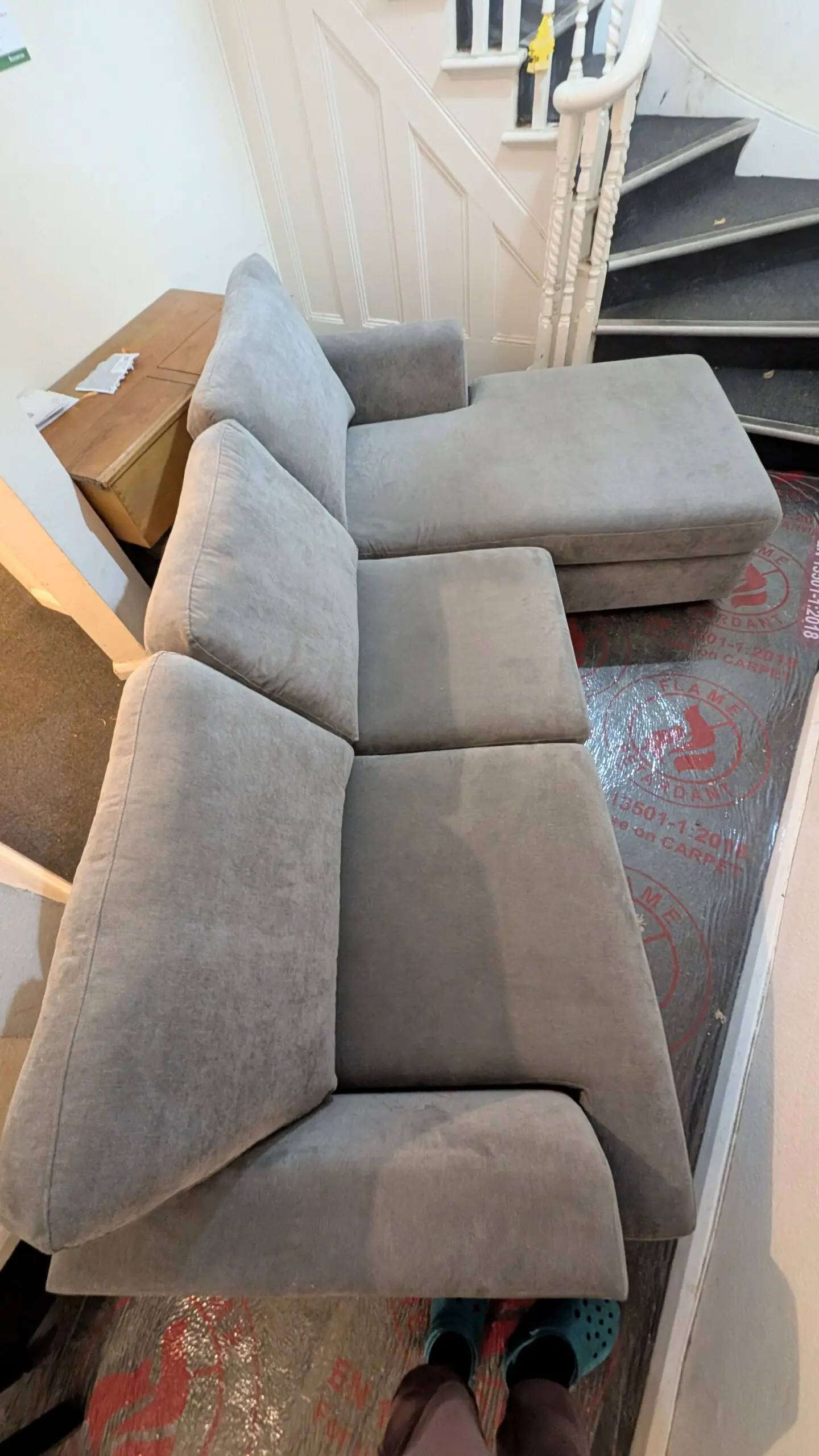 DFS 4 seater lounger with interchangeable sides
