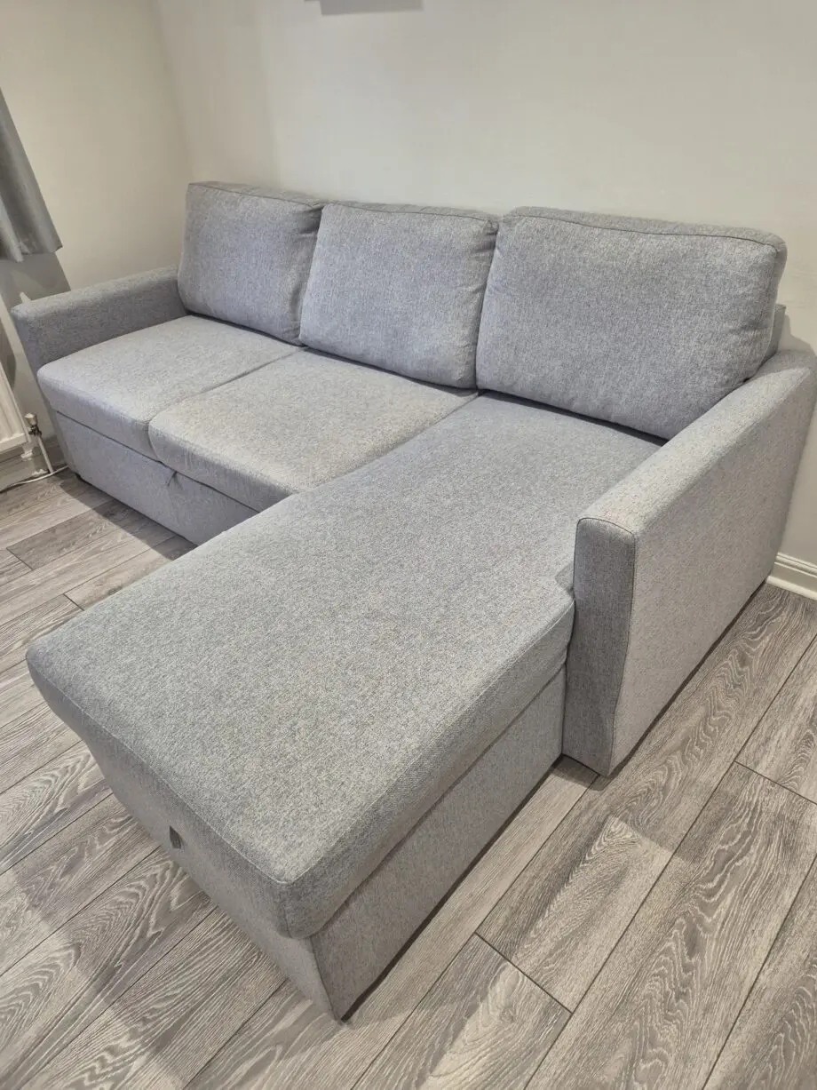 Habitat Reagan Left Hand Storage Chaise Sofa Bed - Grey