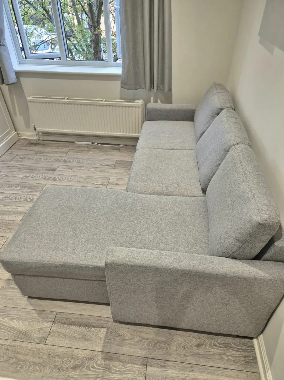 Habitat Reagan Left Hand Storage Chaise Sofa Bed - Grey