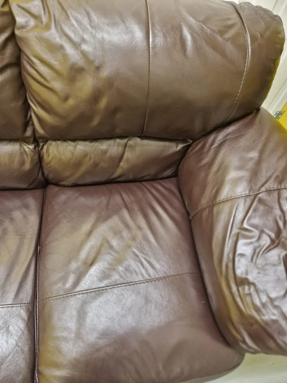 DFS Brown Leather Duo