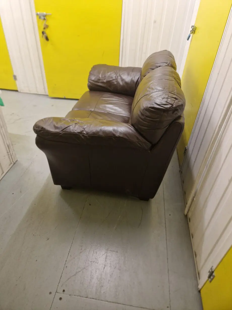 DFS Brown Leather Duo