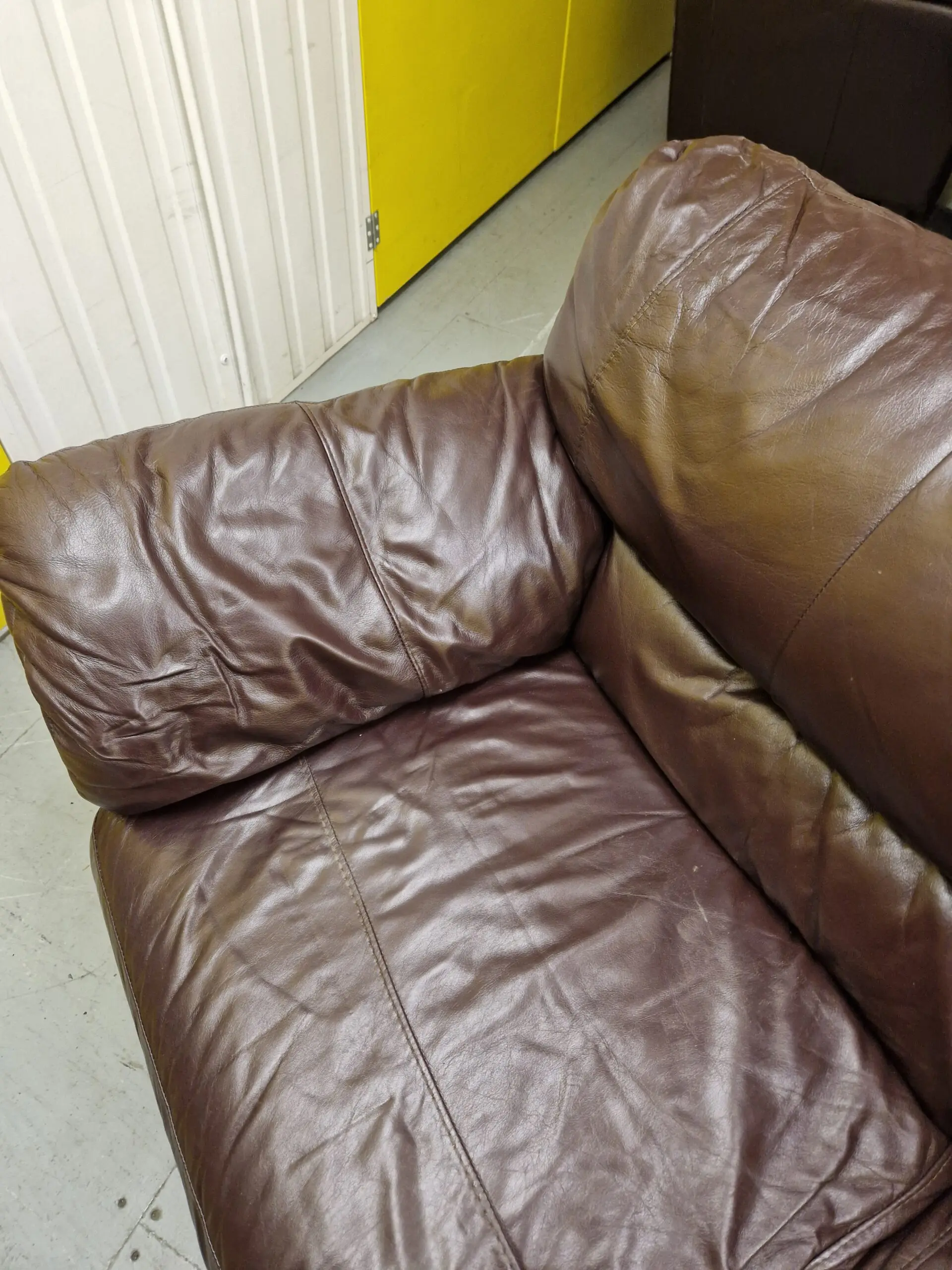 DFS Brown Leather Duo