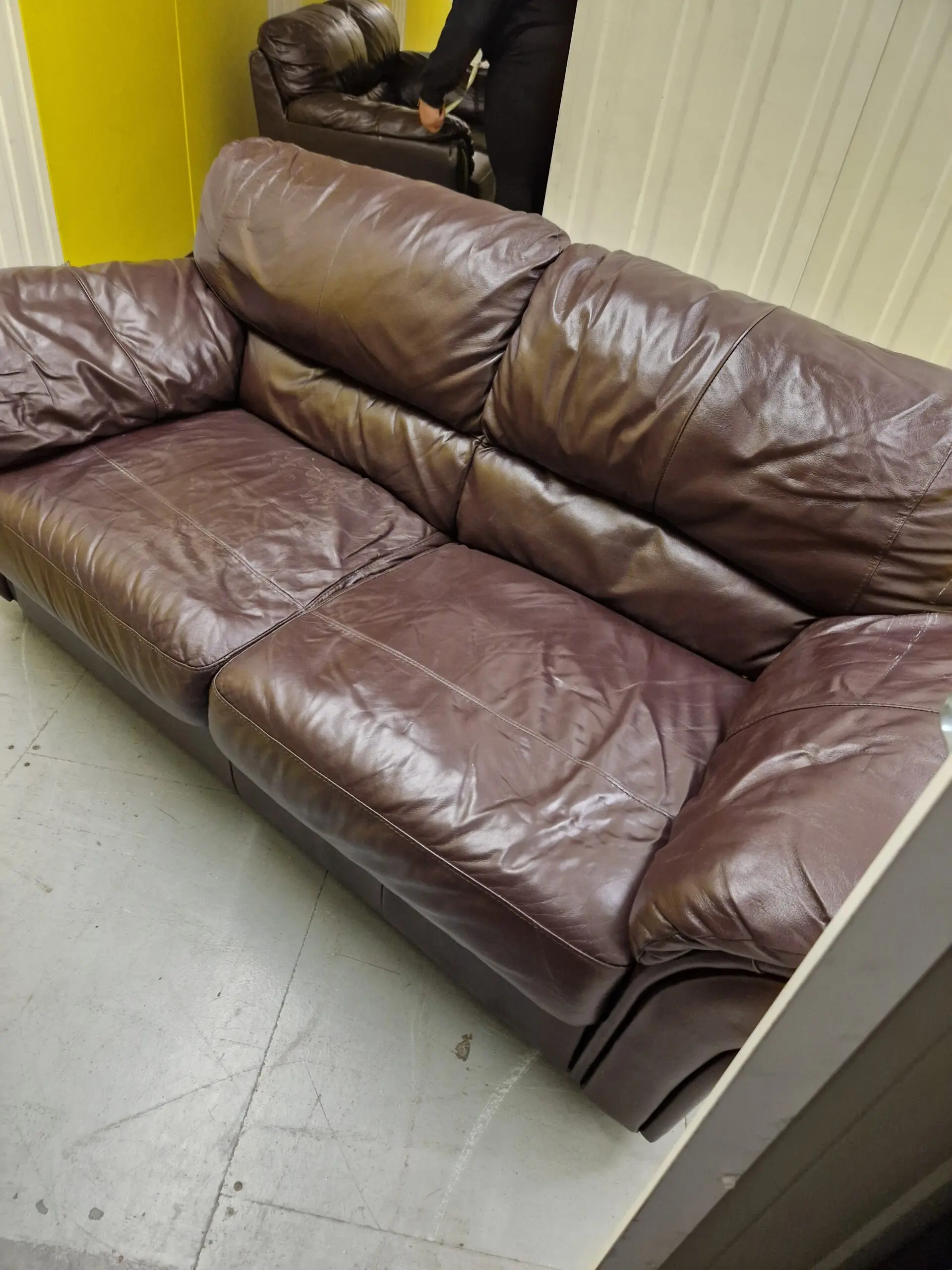DFS Brown Leather Duo