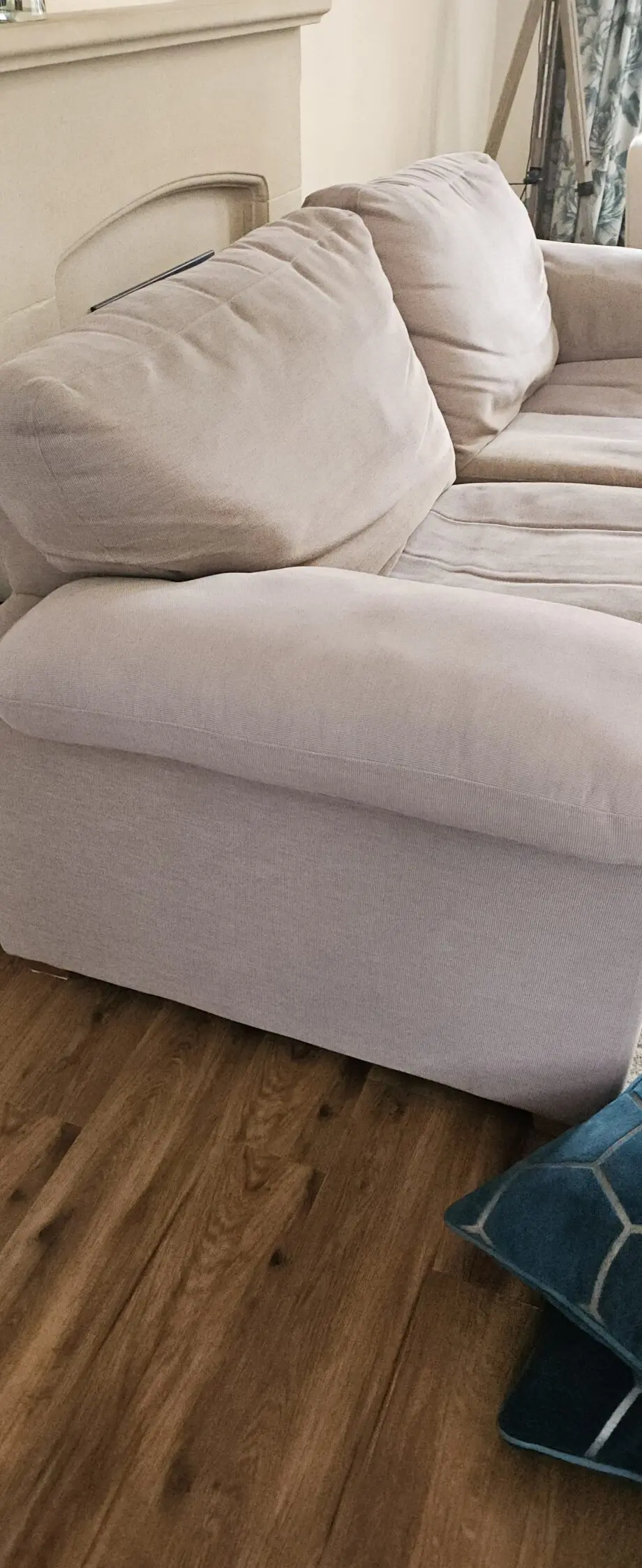 Two 4 Seater Sofas from Harvey's - colour mink
