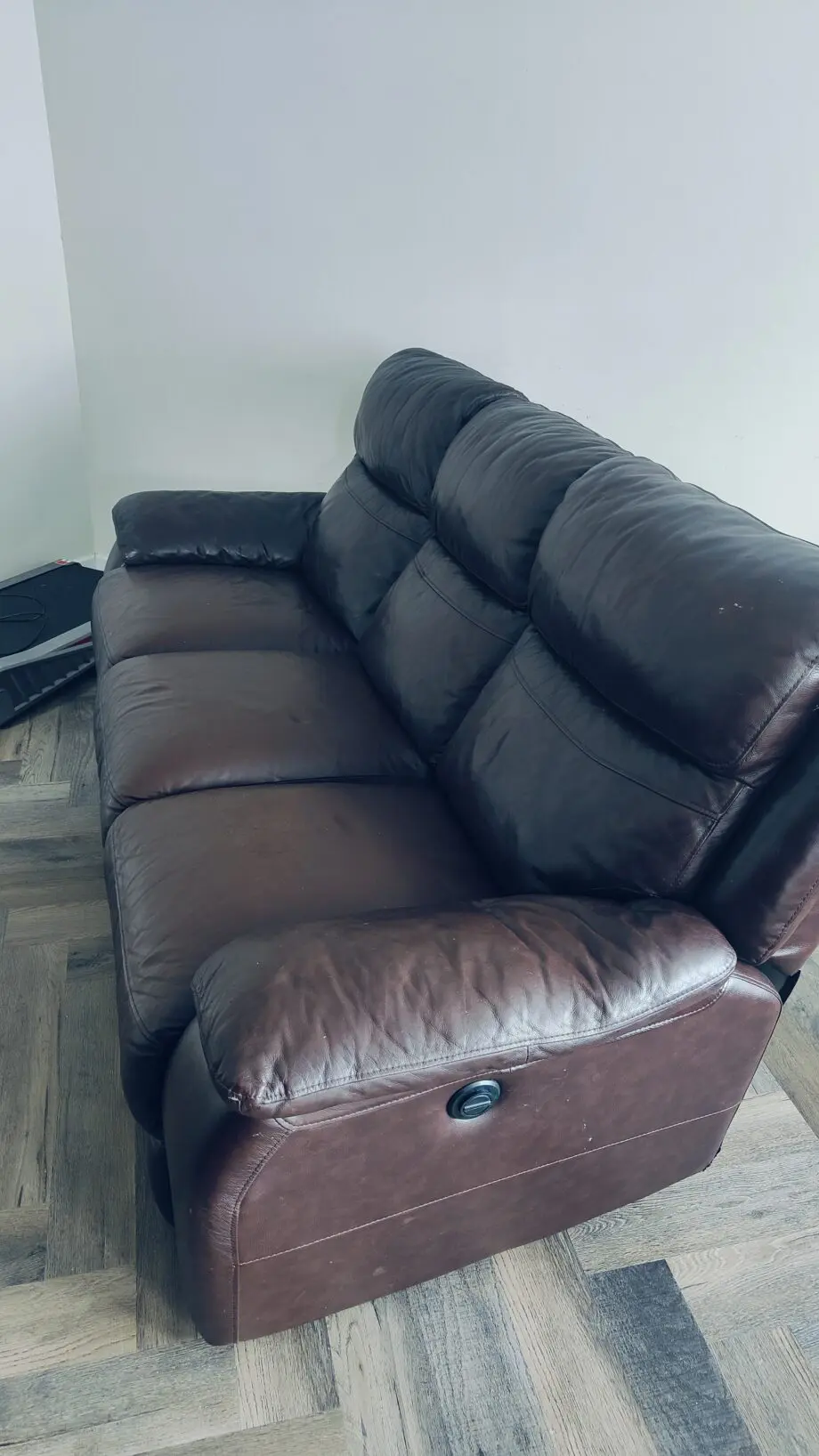 DFS electric recliner 3 seater sofa