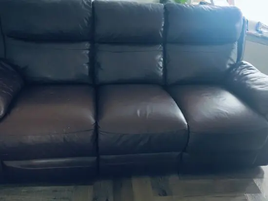 DFS electric recliner 3 seater sofa