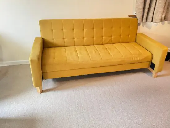Harlow Flatweave Storage Double Sofa Bed