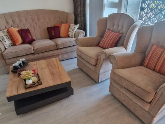 Brown Coloured 3+1+1 sofa set