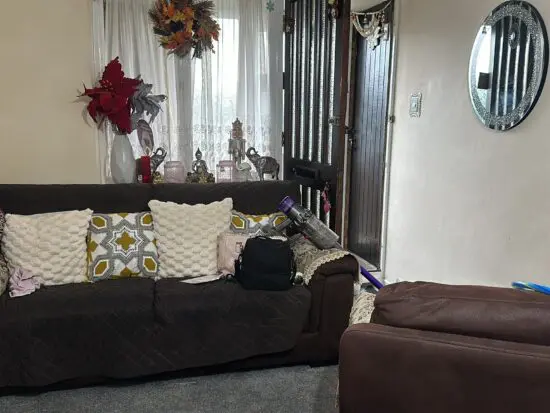 DFS swead sofa set
