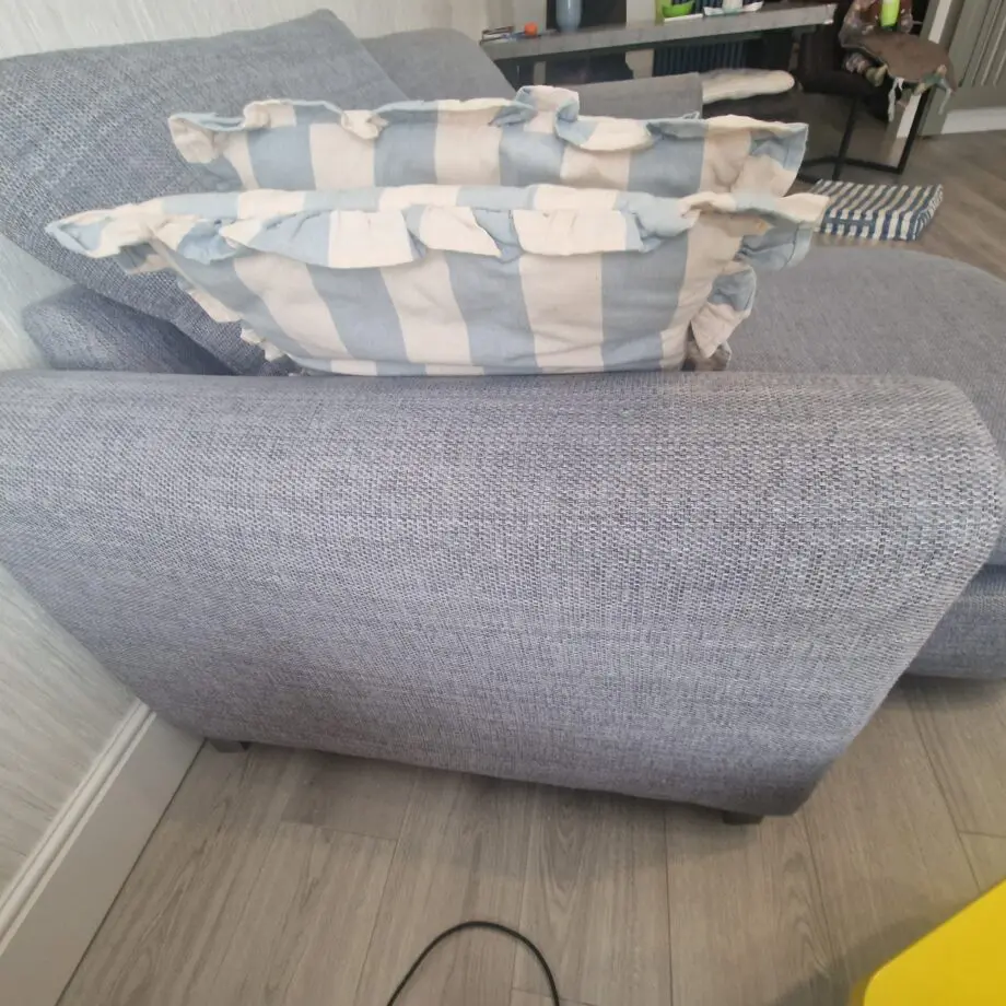 DFS 3 SEATER WITH CHASE IN BLUE