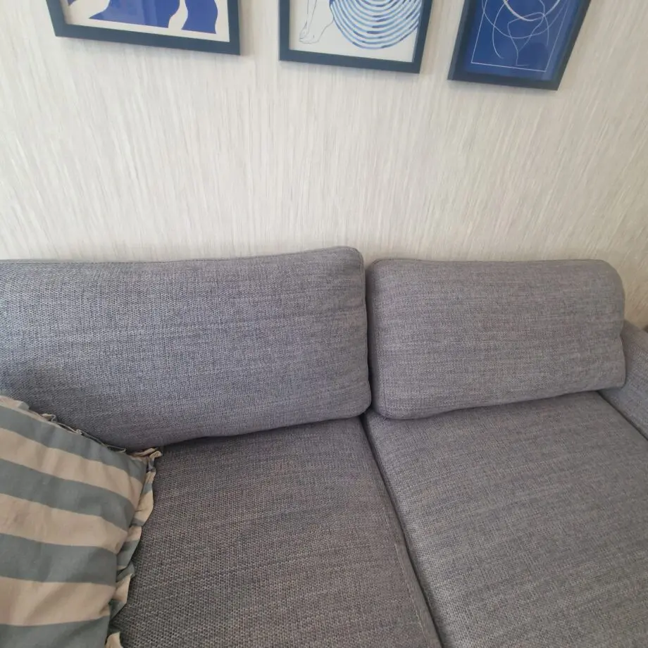 DFS 3 SEATER WITH CHASE IN BLUE