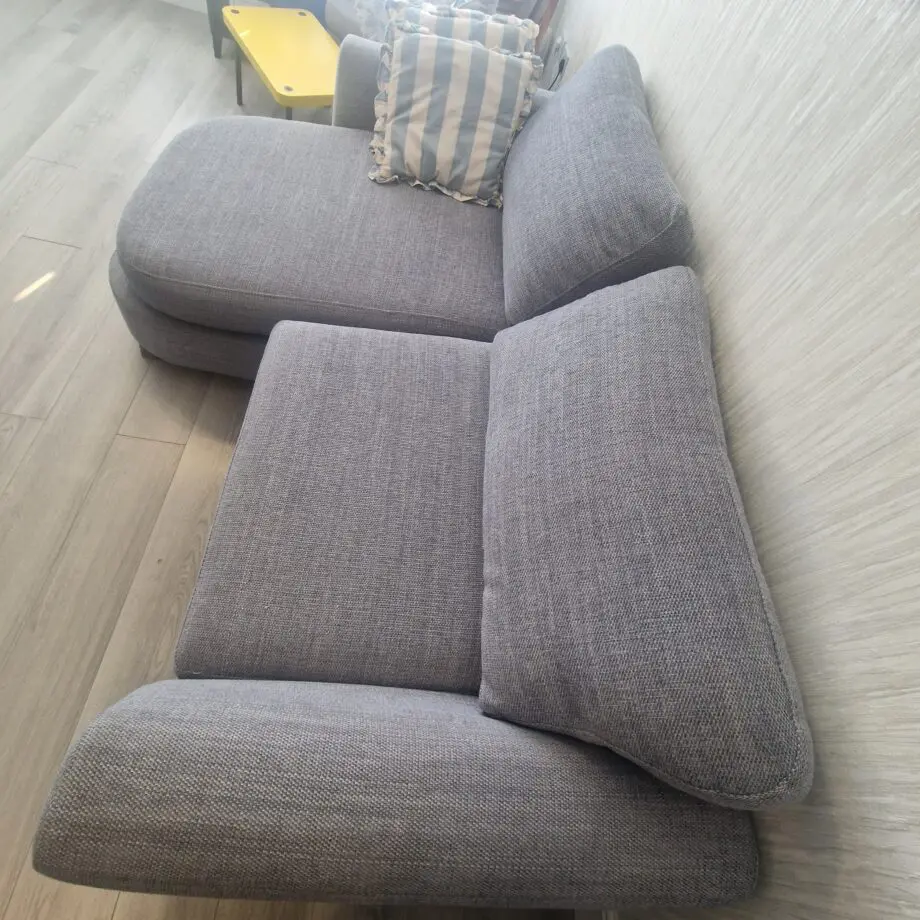 DFS 3 SEATER WITH CHASE IN BLUE