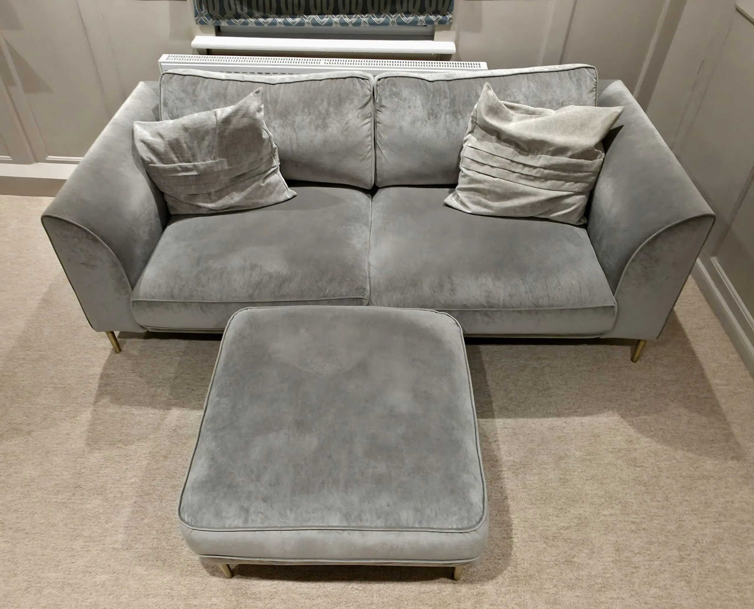 Sofology 2 Seater Sofa with Footstool