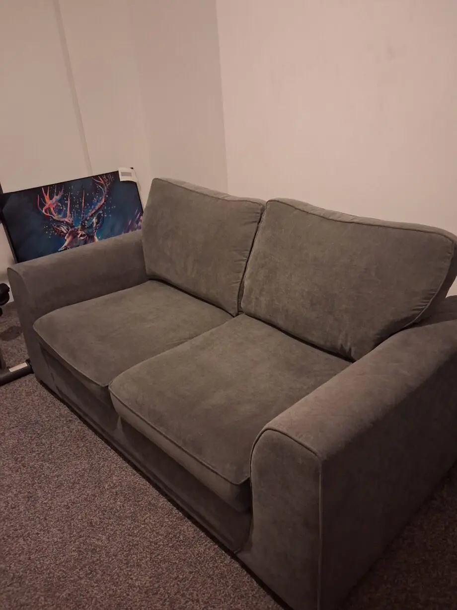 DFS Orka Small 2 Seater Sofa - Charcoal