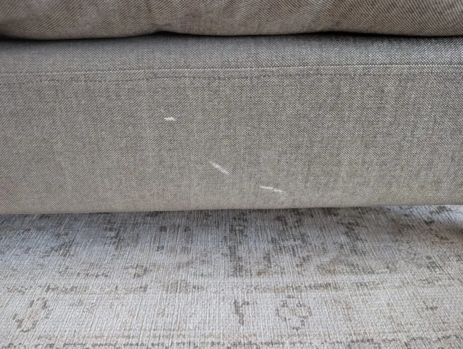 DFS 4 seater sofa, snuggler and Footstall in Grey