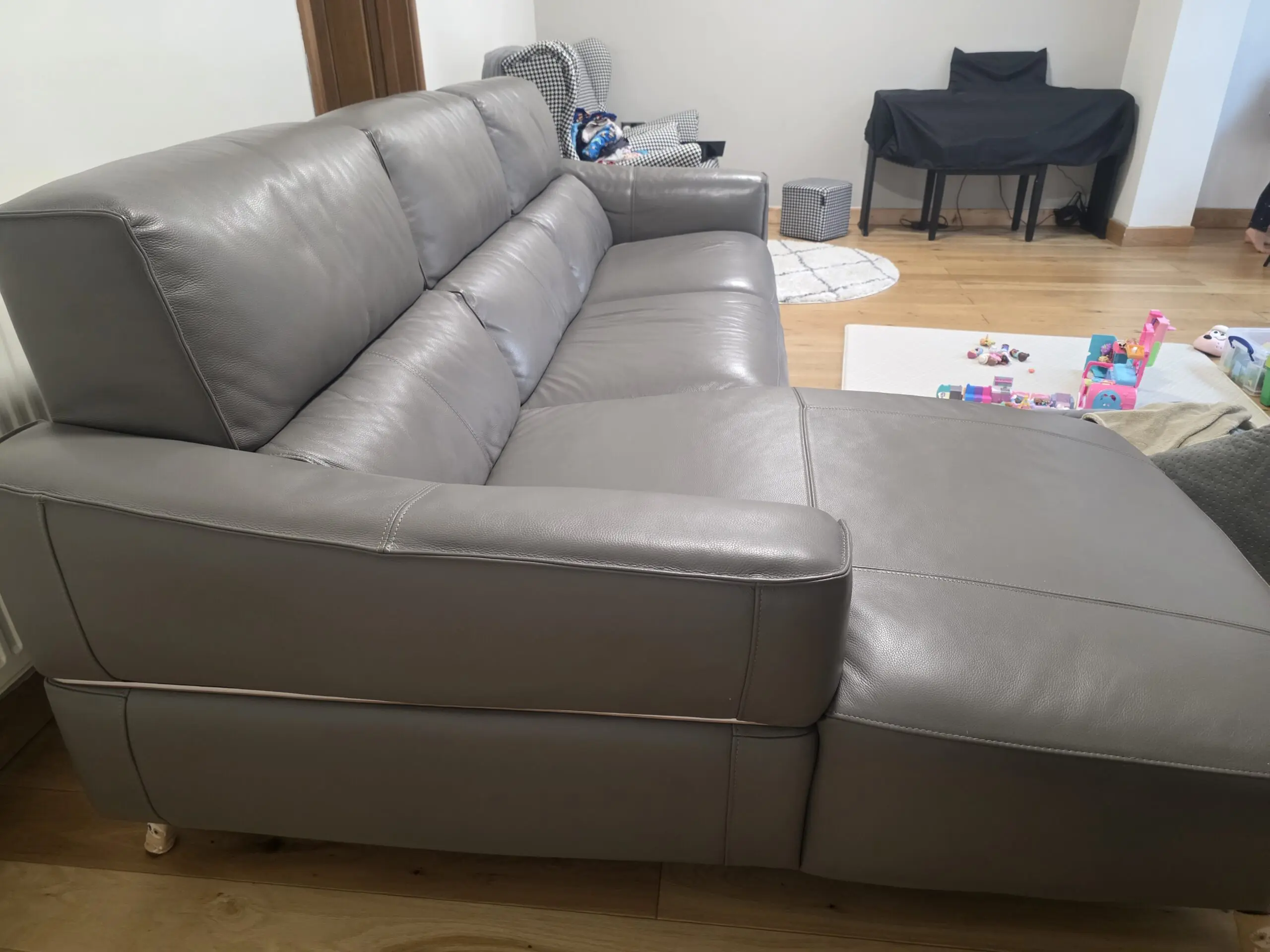 Sofology DAKOTA 3 Seater / Chaise in LE MANS FOSSIL GREY