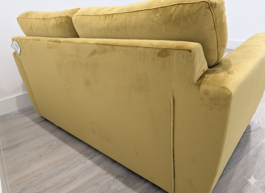 Brand new unused Kian 2 Seater Sofa Bed - Mustard Colour
