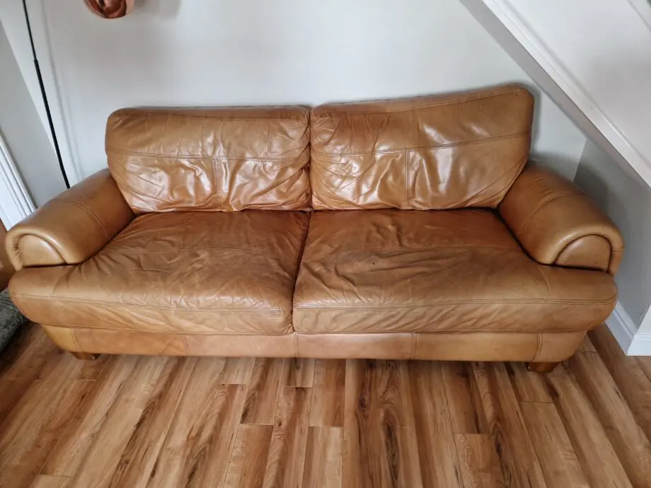Tan Sofolagy, Leather Sofa