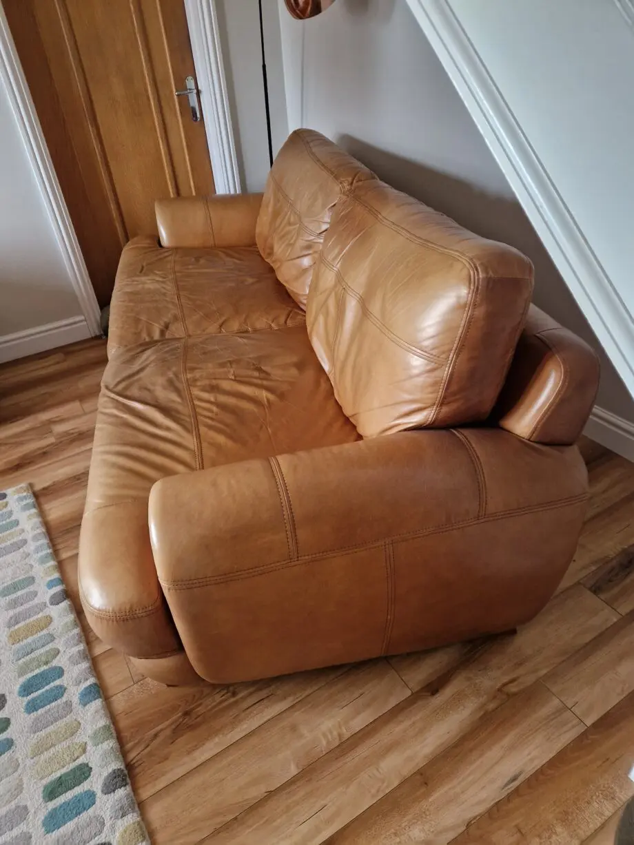 Tan Sofolagy, Leather Sofa