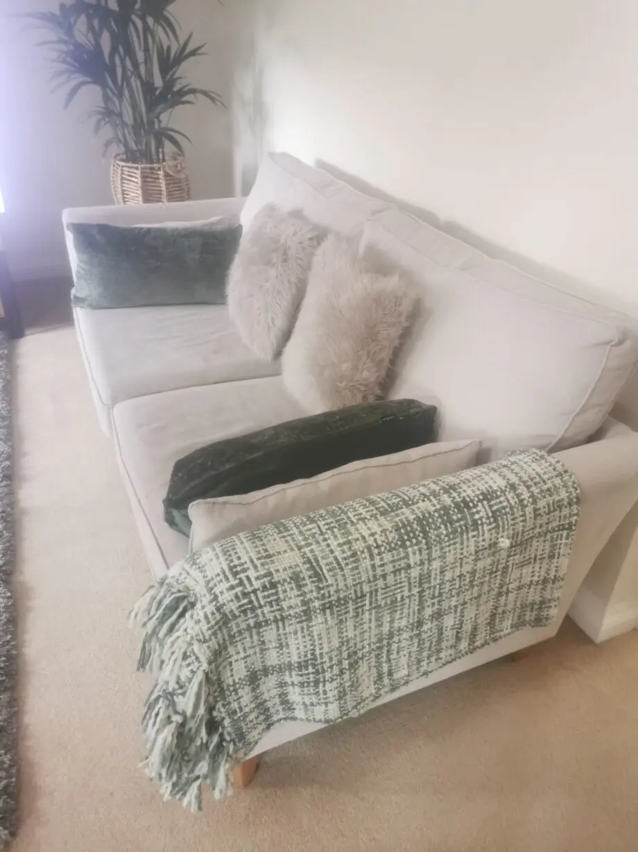 Light Grey 3 Seater Sofa