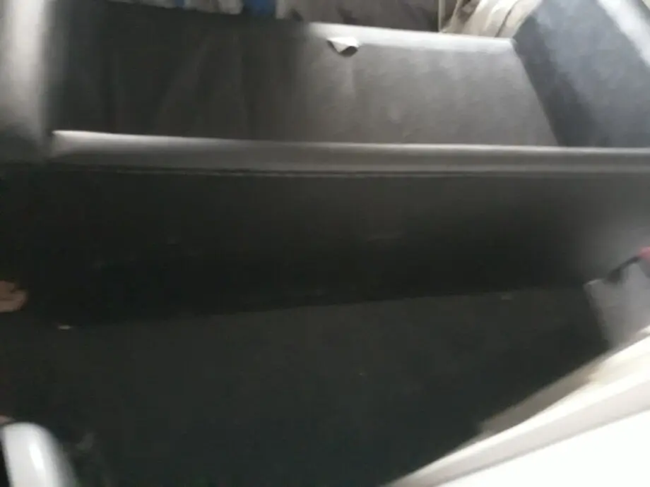 2 seater black pvc sofa