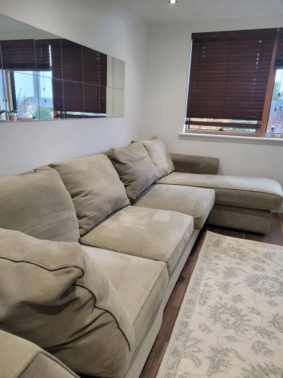 Large Sage Modular Chaise Sofa