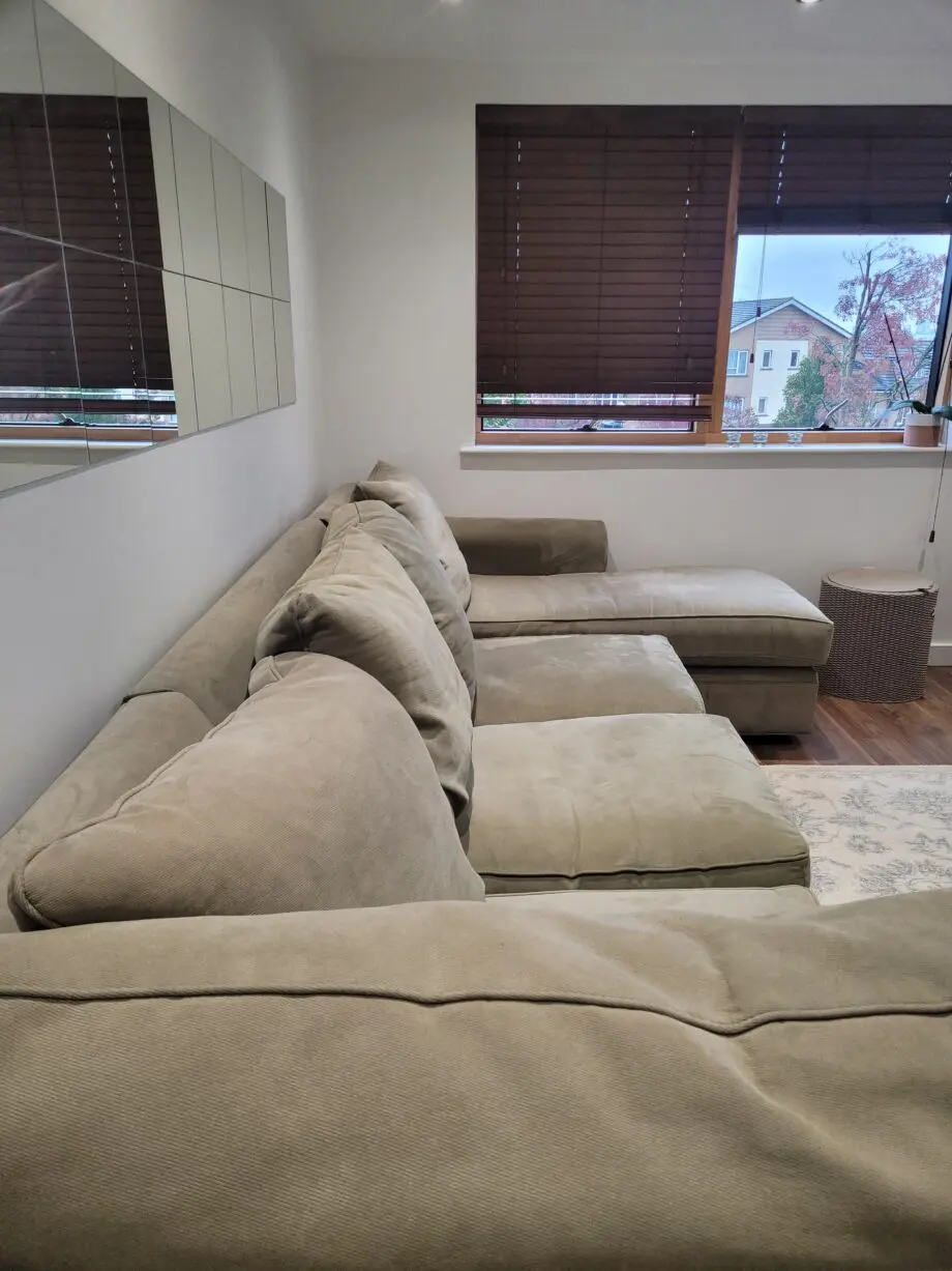 Large Sage Modular Chaise Sofa