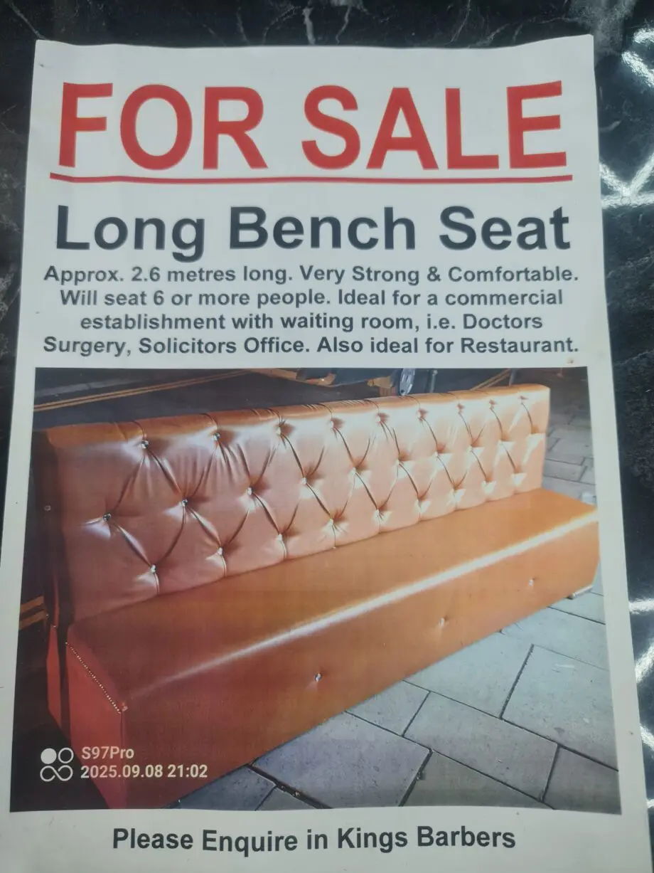 Second hand sofa and good for office or shops