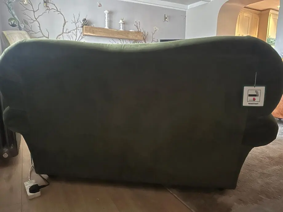 Swoon Willows Loveseat, Fern Green Easy Velvet