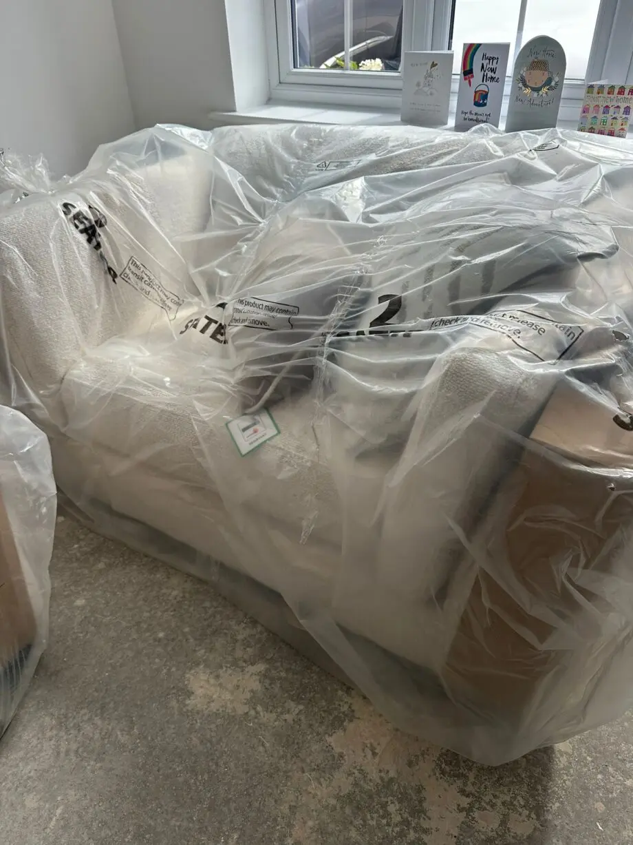 DFS Cream Cuddler Chair