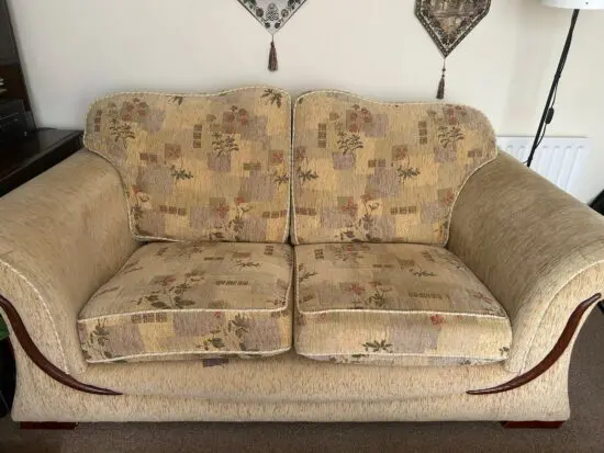 Vintage floral sofa