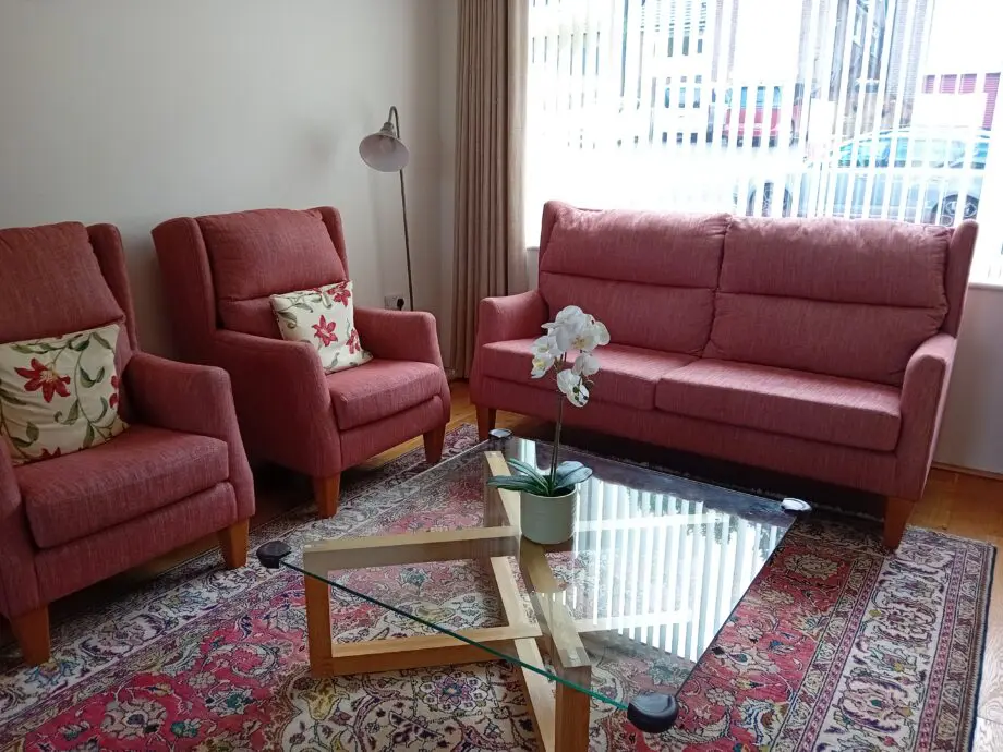 HSL Eltham 3 piece suite. 3 seater sofa and 2 chairs