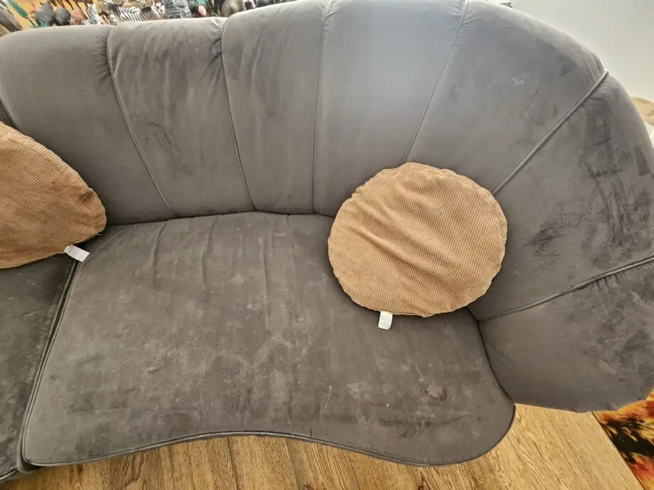 Sofology 6 seater Perle Grey Suede