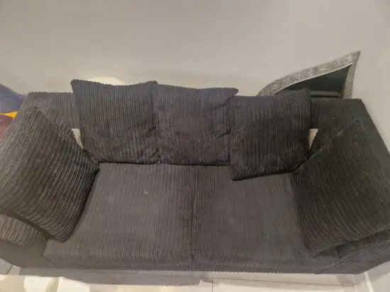 Black sofa