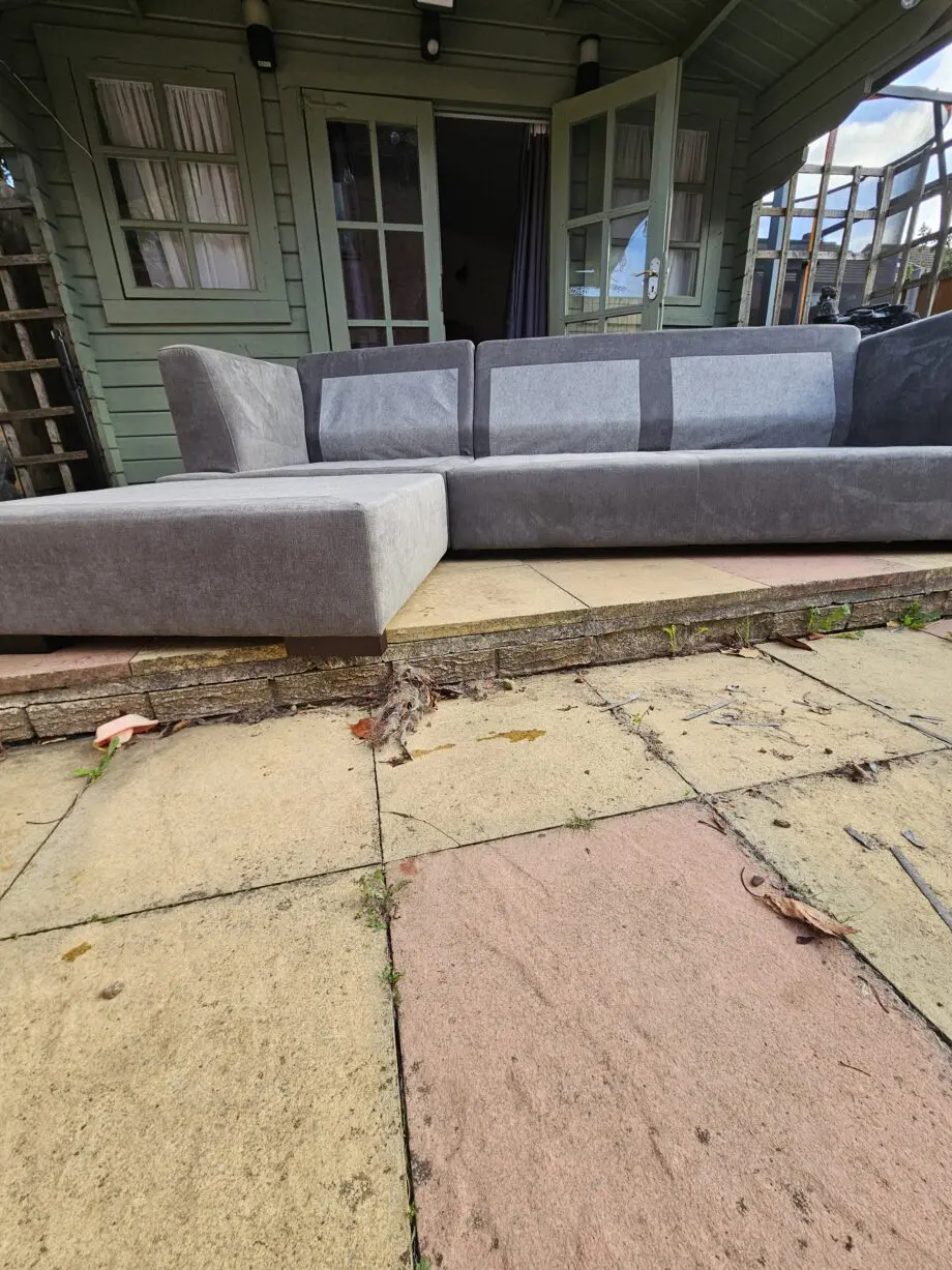 DFS Freya Graphite Grey Corner Sofa