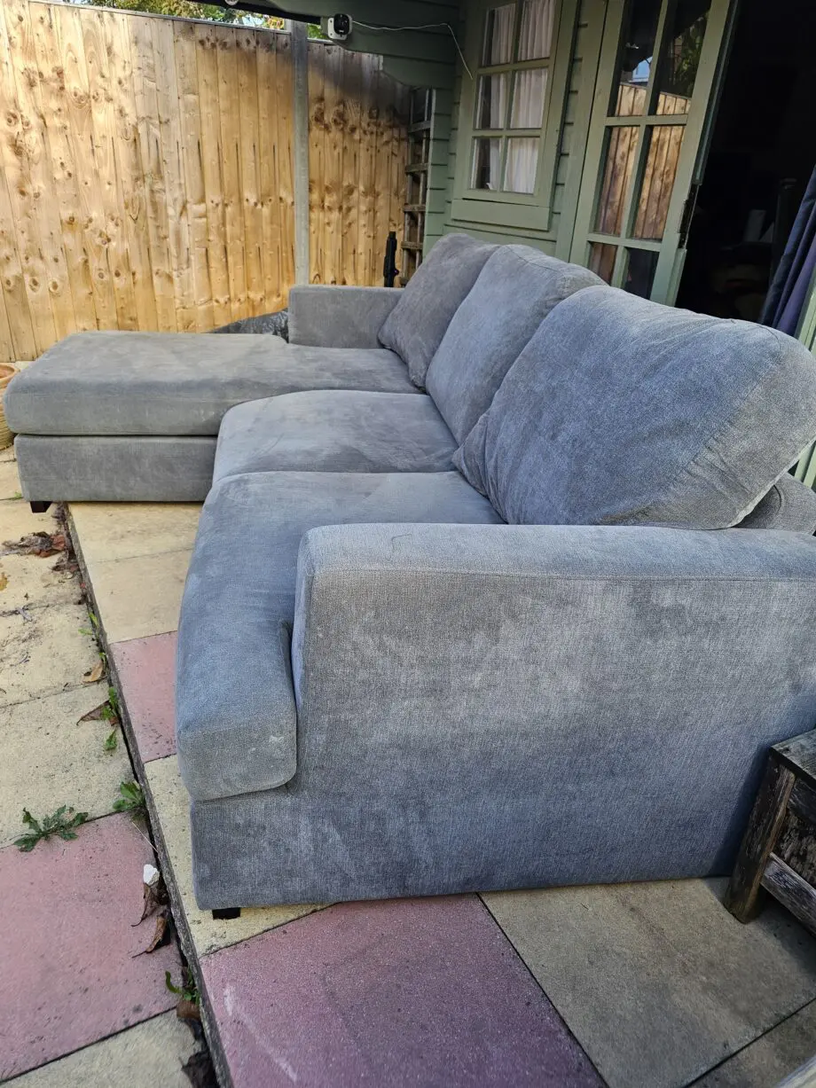 DFS Freya Graphite Grey Corner Sofa
