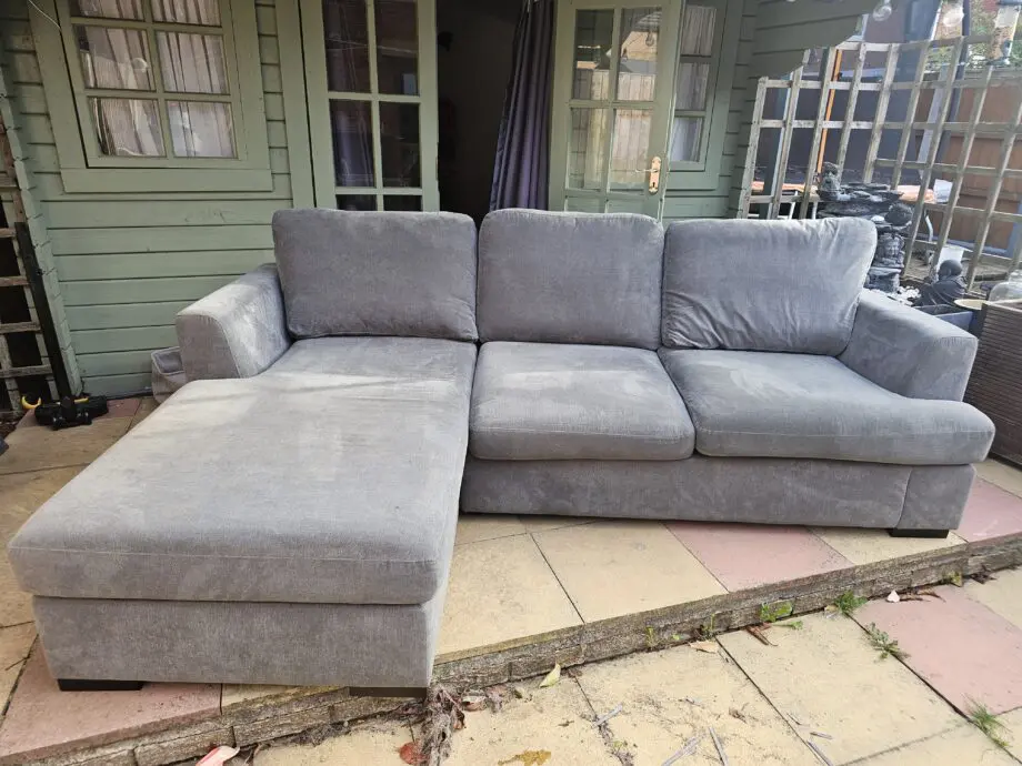 DFS Freya Graphite Grey Corner Sofa